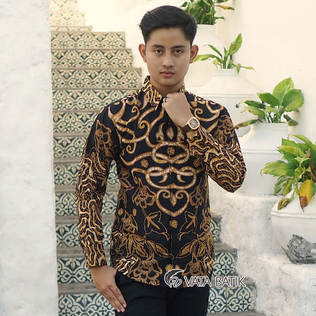 Kemeja Batik Pria Vatabatik Slimfit Premium VATA 22