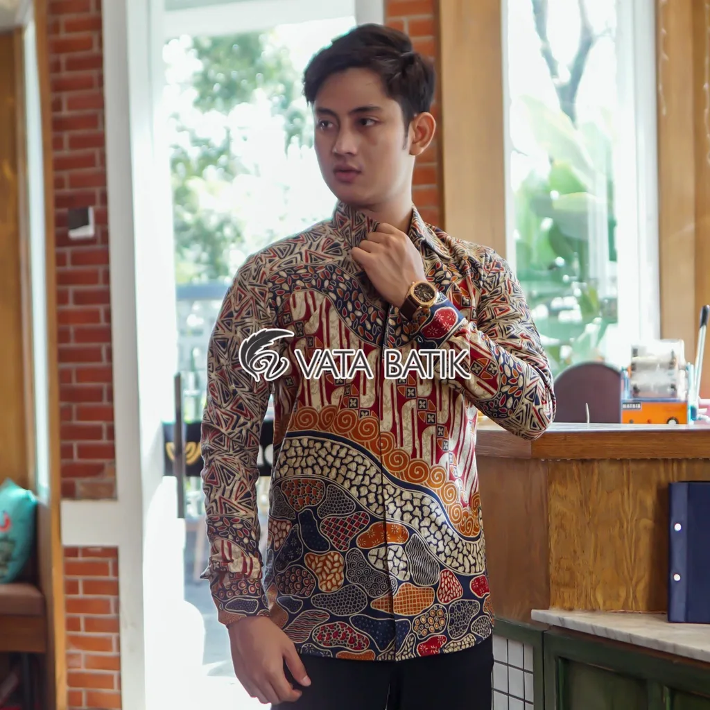 Foto 4 Kemeja Batik Slimfit Premium  VATA06P22N