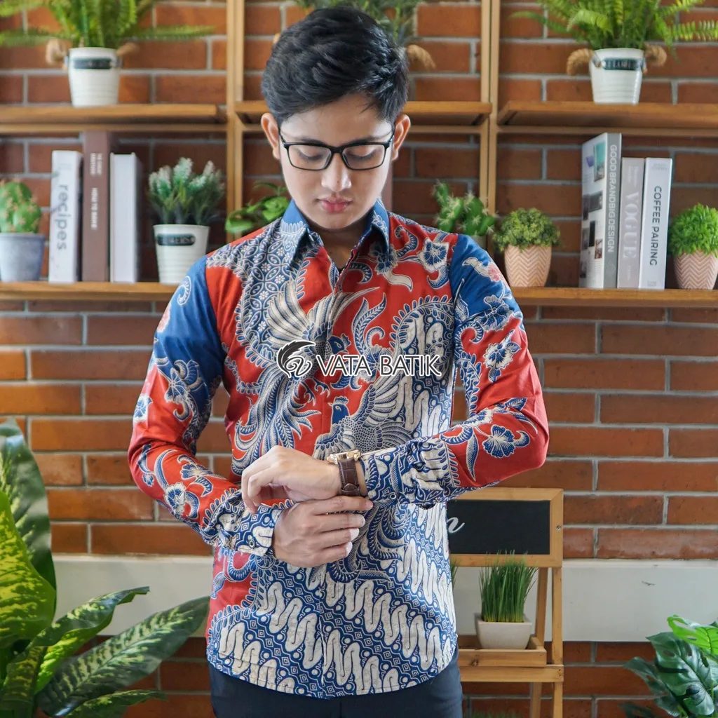 Kemeja Batik Pria Vatabatik Slimfit Premium VATA06P22P