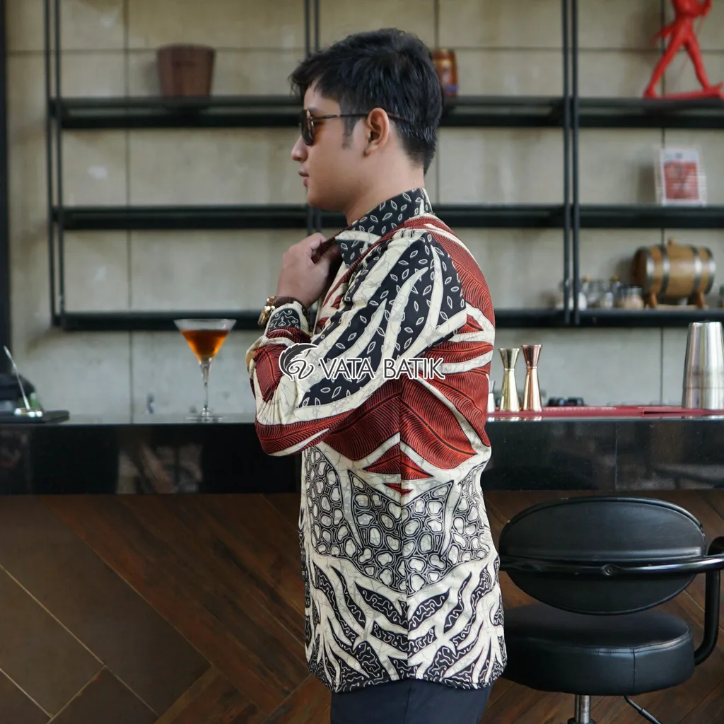 Foto 2 Kemeja Batik Slimfit Premium Vata08P21I Slimfit Furing