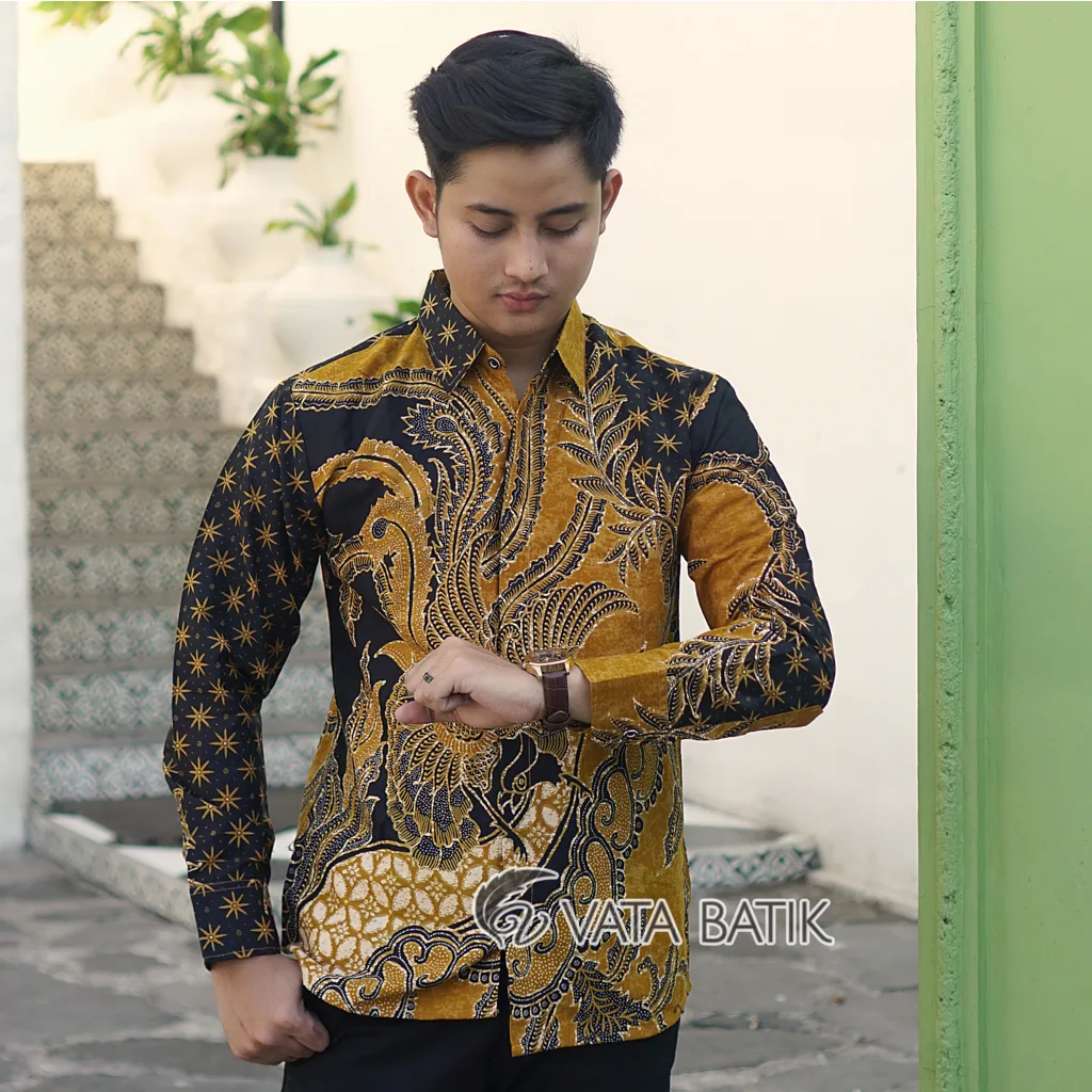 Kemeja Batik Pria Vatabatik Slimfit Premium VATA 02