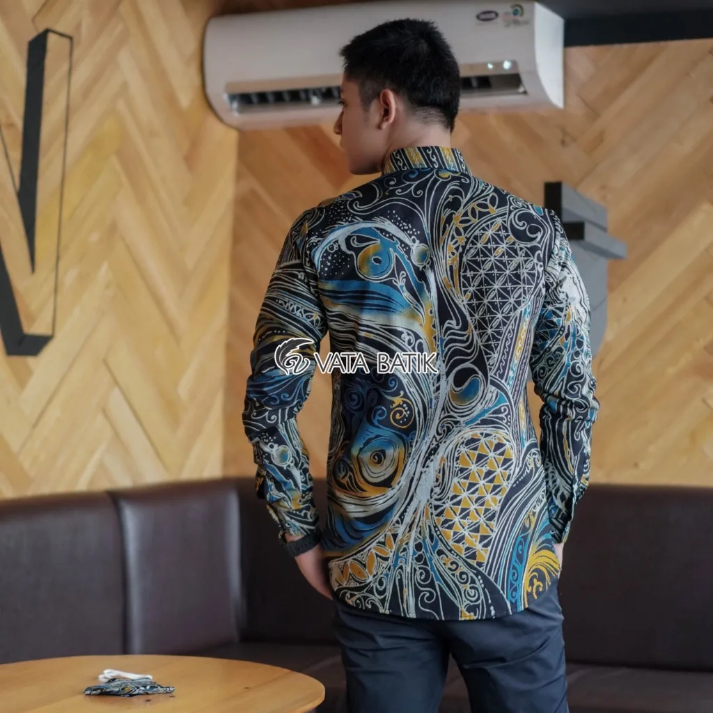 Foto 3 Kemeja Batik Slimfit Premium Vata11P21J