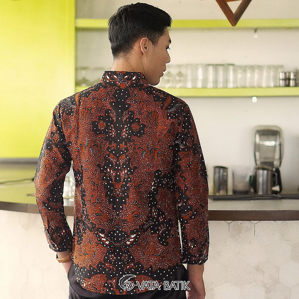 Foto 3 Kemeja Batik Slimfit VATA A9