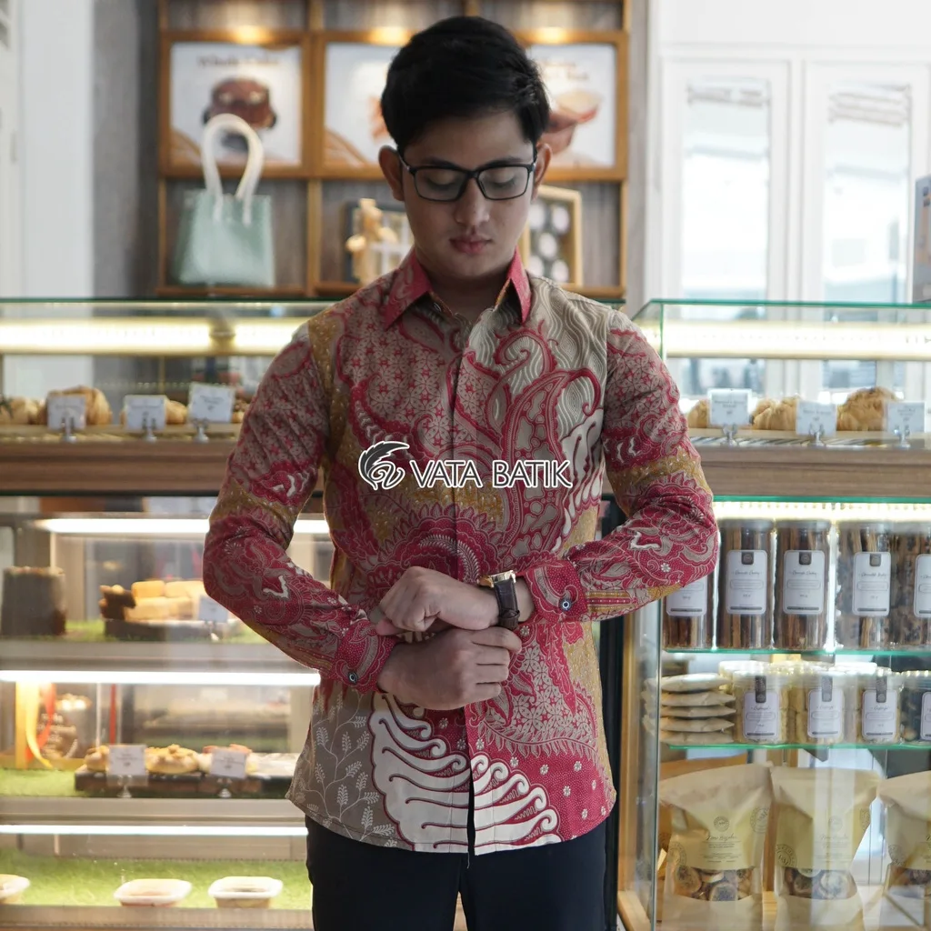 Foto 4 Kemeja Batik Slimfit Premium Vata08P21A