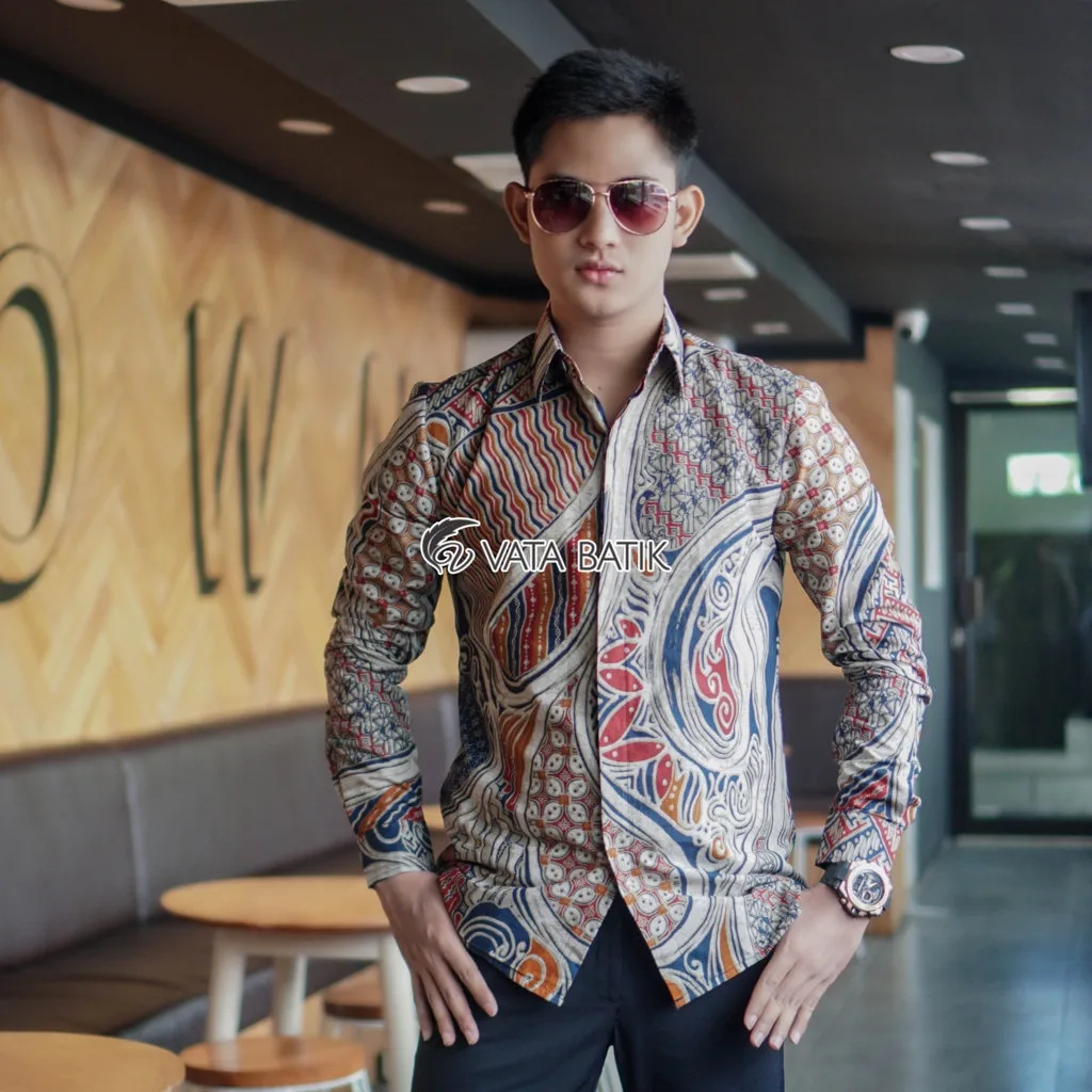 Kemeja Batik Pria Vatabatik Slimfit Premium Vata11P21C