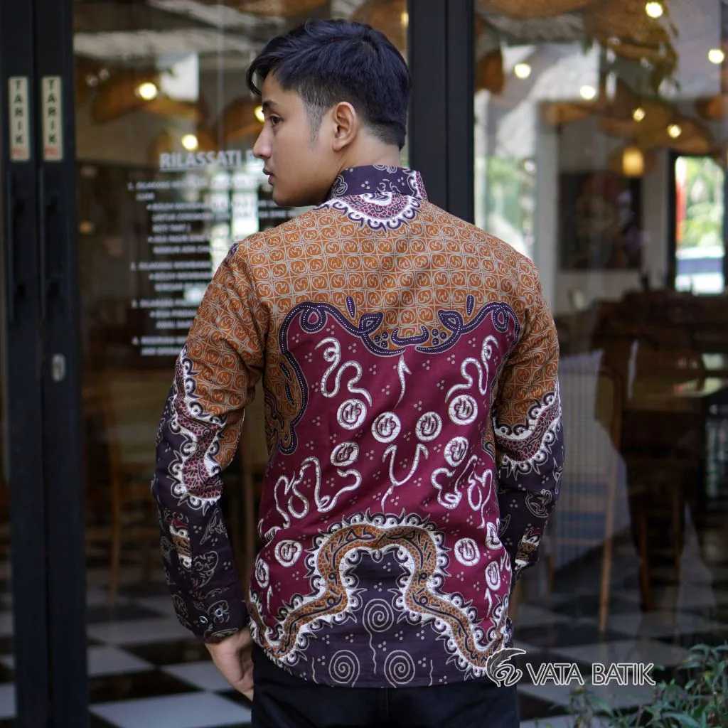 Foto 3 Kemeja Batik Slimfit Premium Vata11P21B
