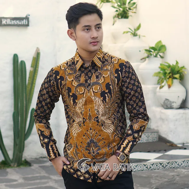 Kemeja Batik Pria Vatabatik Slimfit Premium VATA 08
