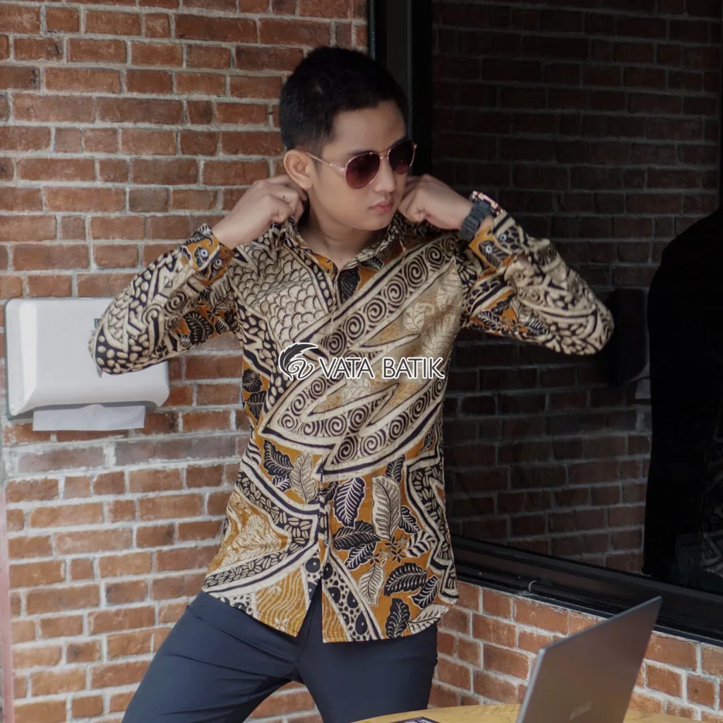 Kemeja Batik Pria Vatabatik Slimfit Premium Vata11P21L